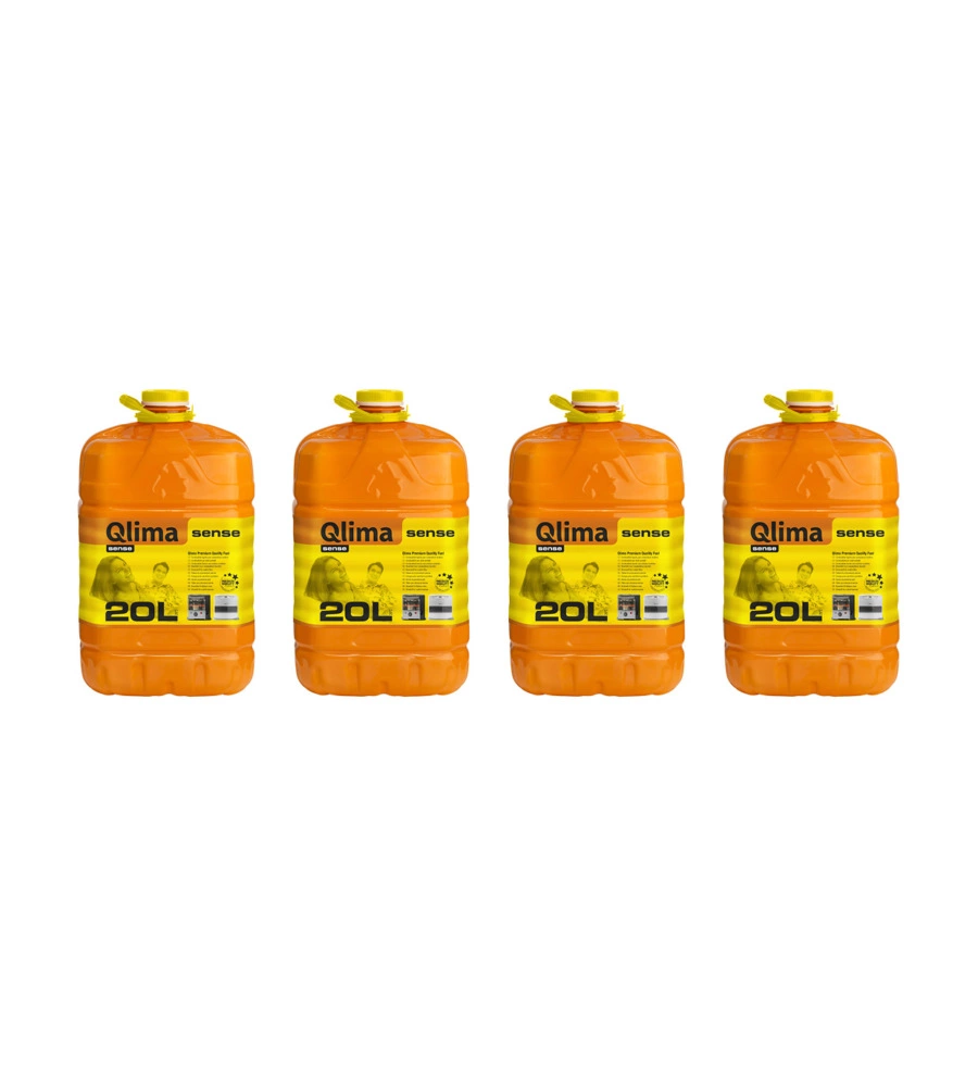 COMBUSTIBILE LIQUIDO PER STUFE 4 TANICHE - QLIMA SENSE, 80 LITRI